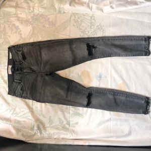 Black jeans. Super stretch, ankle Jegging, size:25